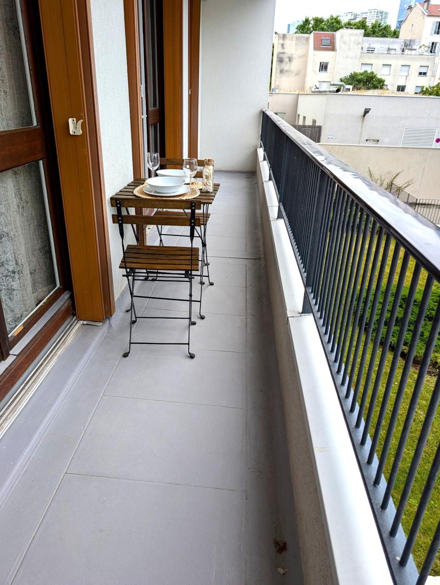Evasion La Defense - Balcon & Wi-Fi, A 10 Min De Paris Apartment Курбьовоа Екстериор снимка